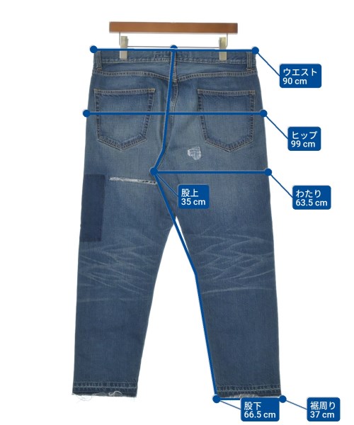 JUNYA WATANABE MAN（ジュンヤワタナベマン）デニムパンツ 青 サイズ:L メンズ/2200645516104