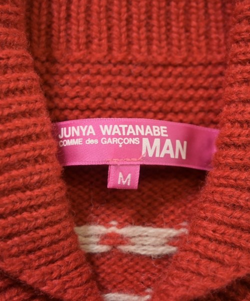 JUNYA WATANABE MAN（ジュンヤワタナベマン）カーディガン 赤 サイズ:M レディース/2200647260104