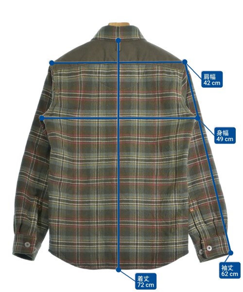 JUNYA WATANABE MAN（ジュンヤワタナベマン）カジュアルシャツ 緑 サイズ:S メンズ/2200637920032