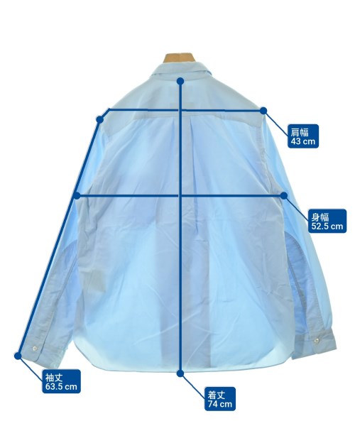 JUNYA WATANABE MAN（ジュンヤワタナベマン）カジュアルシャツ 青 サイズ:M メンズ/2200648770046