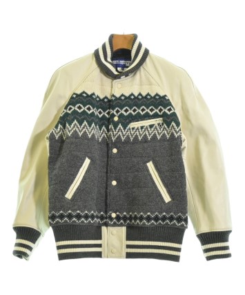 JUNYA WATANABE MAN（ジュンヤワタナベマン）スタジャン 白 サイズ:S