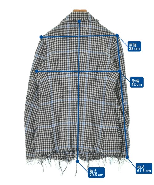 JUNYA WATANABE MAN（ジュンヤワタナベマン）テーラードジャケット 黒 サイズ:M レディース/2200639775081