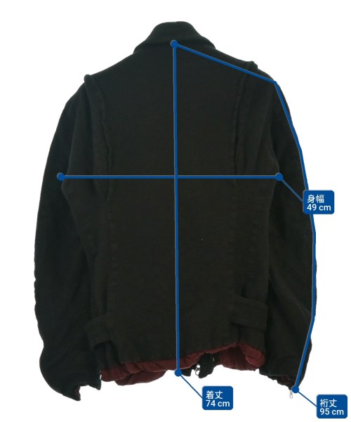 JUNYA WATANABE MAN（ジュンヤワタナベマン）ライダース 黒 サイズ:SS メンズ/2200643266148