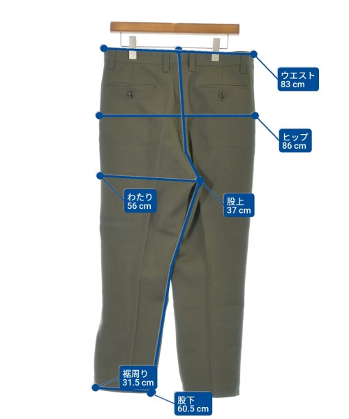 JUNYA WATANABE MAN（ジュンヤワタナベマン）スラックス カーキ サイズ:S メンズ/2200640925048