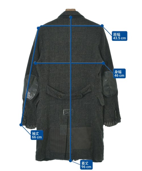 JUNYA WATANABE MAN（ジュンヤワタナベマン）チェスターコート 紺 サイズ:XS メンズ/2200650973015