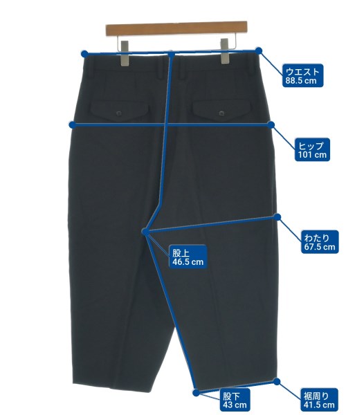 JUNYA WATANABE MAN（ジュンヤワタナベマン）クロップドパンツ 黒 サイズ:L メンズ/2200651539050