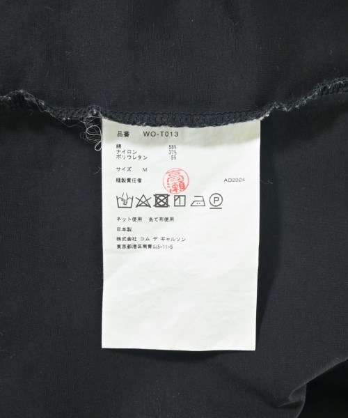 JUNYA WATANABE MAN（ジュンヤワタナベマン）Tシャツ・カットソー 黒 サイズ:M メンズ/2200709131045