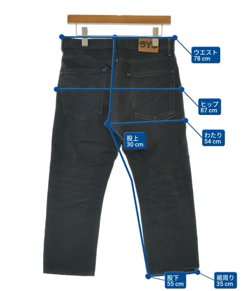 JUNYA WATANABE MAN（ジュンヤワタナベマン）デニムパンツ 黒 サイズ:XS メンズ/2200660857053