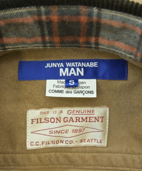 JUNYA WATANABE MAN（ジュンヤワタナベマン）カジュアルシャツ 茶 サイズ:S メンズ/2200661962022