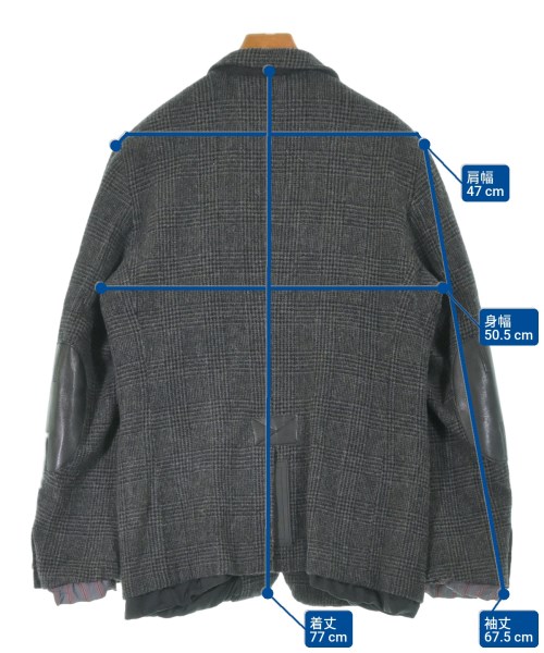 JUNYA WATANABE MAN（ジュンヤワタナベマン）カジュアルジャケット グレー サイズ:S メンズ/2200659921017