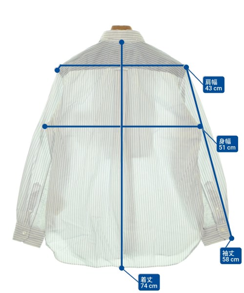 JUNYA WATANABE MAN（ジュンヤワタナベマン）カジュアルシャツ 白 サイズ:S メンズ/2200660606132