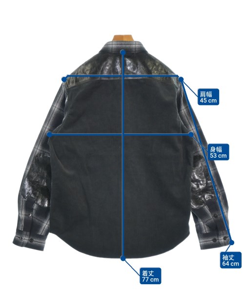 JUNYA WATANABE MAN（ジュンヤワタナベマン）カジュアルシャツ 黒 サイズ:S メンズ/2200665586019