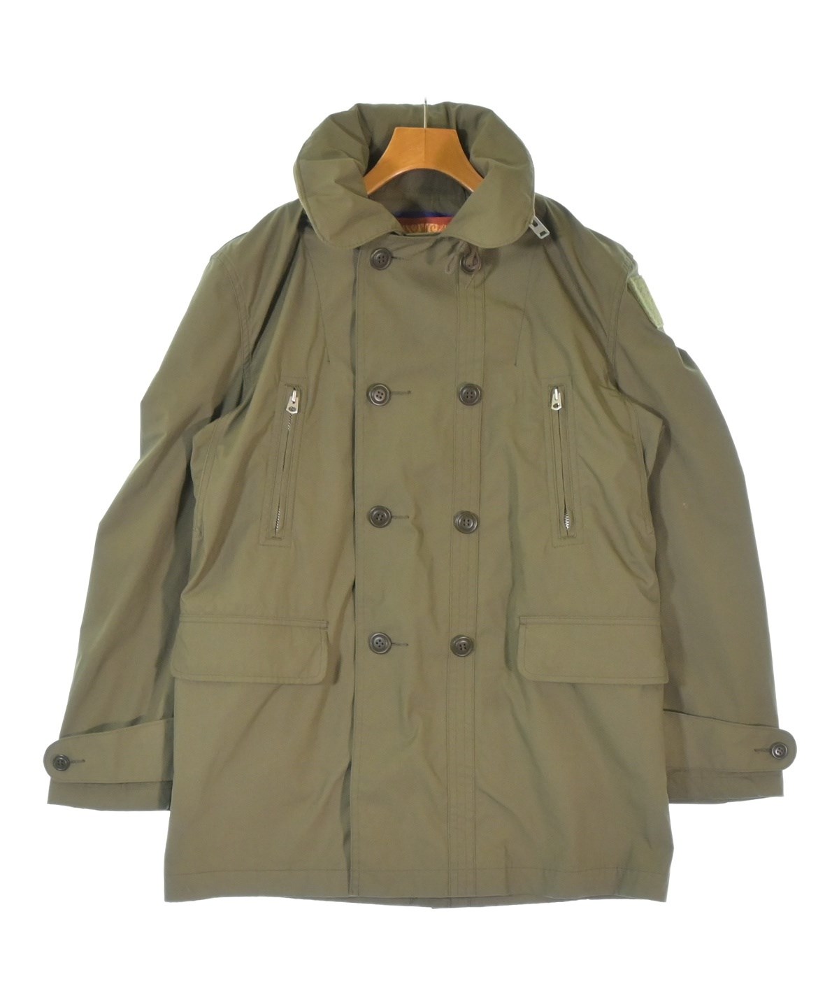 M 19SS JUNYA WATANABE MAN モッズコート JUNYA WATANABE MAN】 綿ウェザープリントフィッシュテールパーカー