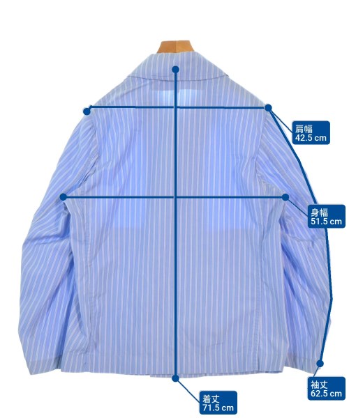 JUNYA WATANABE MAN（ジュンヤワタナベマン）ステンカラーコート 青 サイズ:M メンズ/2200664766054
