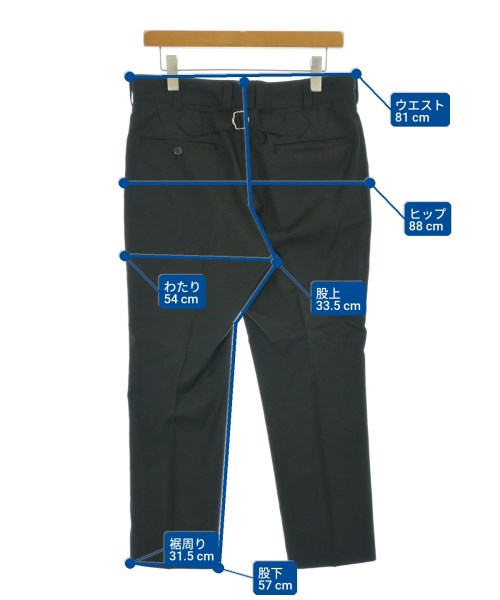 JUNYA WATANABE MAN（ジュンヤワタナベマン）スラックス 黒 サイズ:XS メンズ/2200670585038