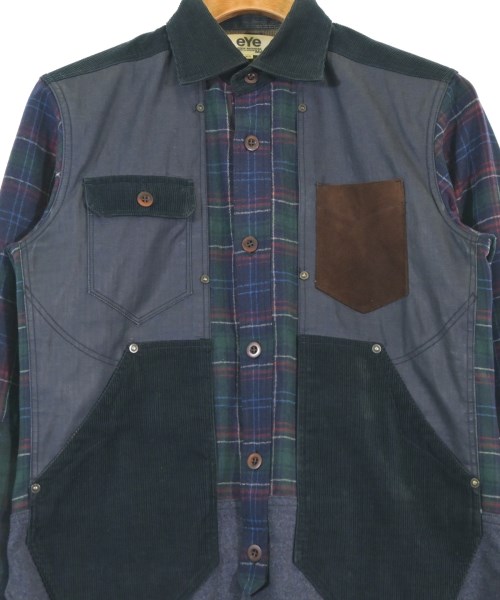 JUNYA WATANABE MAN（ジュンヤワタナベマン）カジュアルシャツ 紺 サイズ:XS メンズ/2200670585045