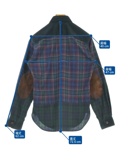 JUNYA WATANABE MAN（ジュンヤワタナベマン）カジュアルシャツ 紺 サイズ:XS メンズ/2200670585045