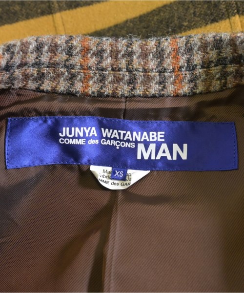 JUNYA WATANABE MAN（ジュンヤワタナベマン）テーラードジャケット 茶 サイズ:XS メンズ/2200729930017