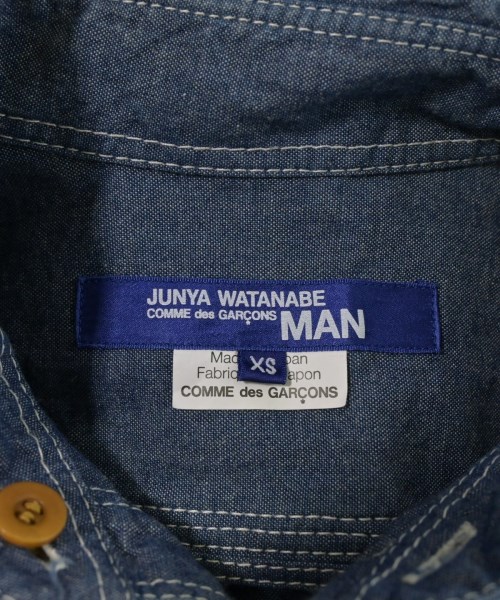JUNYA WATANABE MAN（ジュンヤワタナベマン）カジュアルシャツ 青 サイズ:XS メンズ/2200735514010