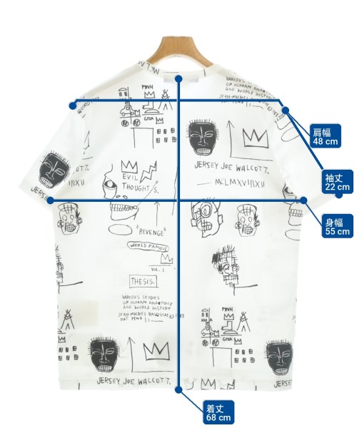 JUNYA WATANABE MAN（ジュンヤワタナベマン）Tシャツ・カットソー 白 サイズ:M メンズ/2200715368114