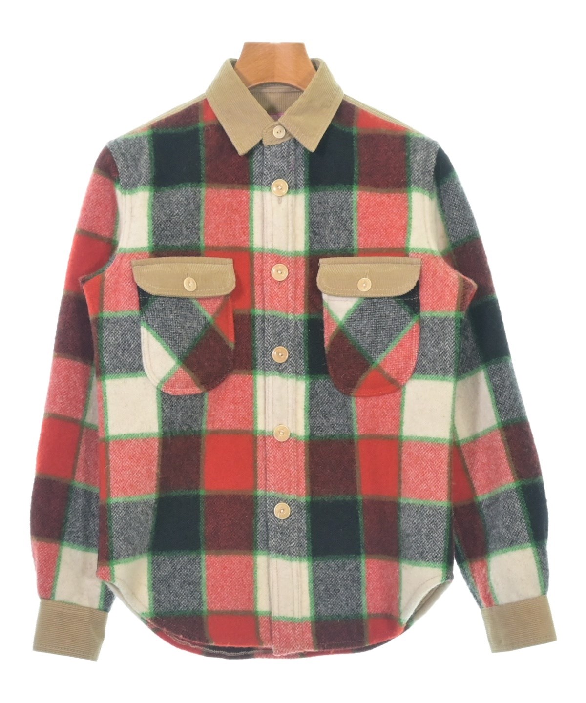 JUNYA WATANABE カジュアルシャツ XS その他（柄物・カラフル） 【古着】【中古】【送料無料】 JUNYA WATANABE MAN（ジュンヤワタナベマン）カジュアルシャツ その他