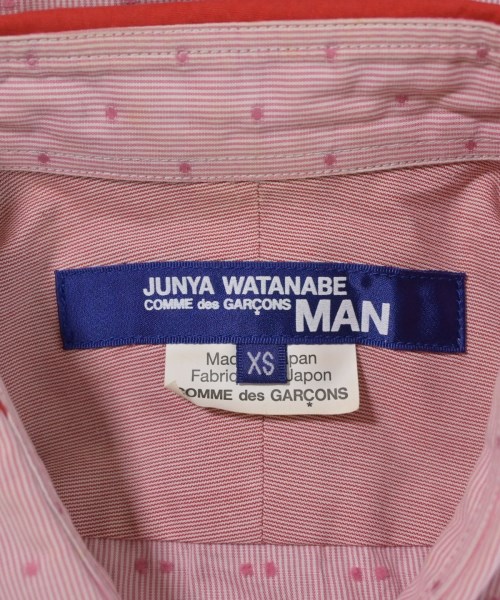 JUNYA WATANABE MAN（ジュンヤワタナベマン）カジュアルシャツ ピンク サイズ:XS メンズ/2200685569092