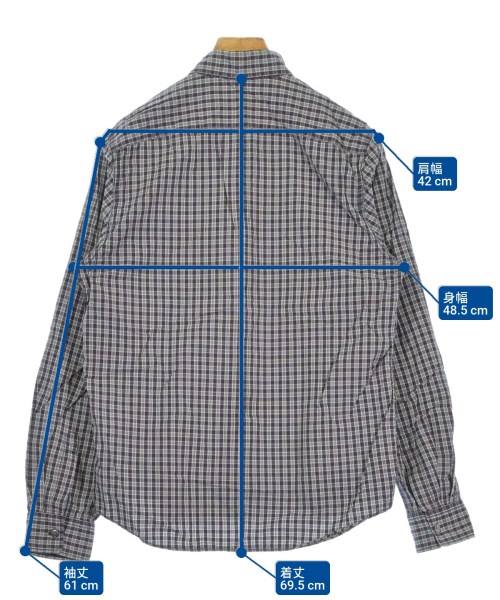JUNYA WATANABE MAN（ジュンヤワタナベマン）カジュアルシャツ 紺 サイズ:SS(XS位) メンズ/2200686882053