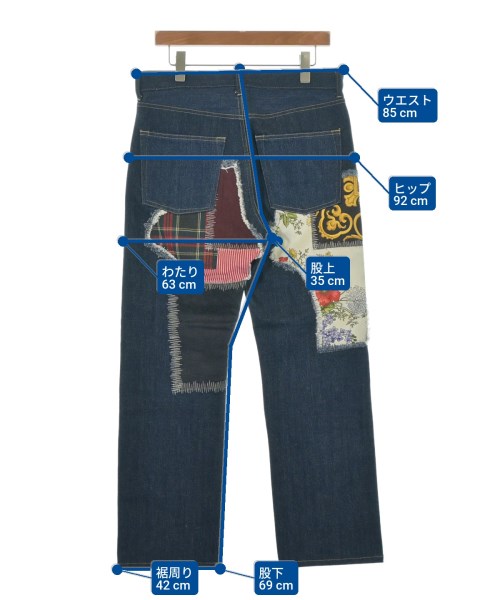 JUNYA WATANABE MAN（ジュンヤワタナベマン）デニムパンツ 紺 サイズ:L メンズ/2200693457039