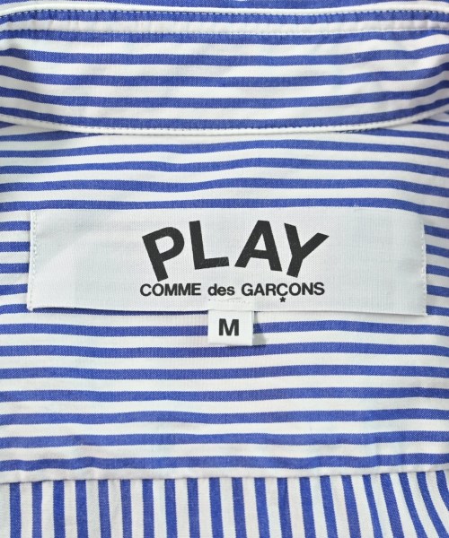 PLAY COMME des GARCONS（プレイコムデギャルソン）カジュアルシャツ 青 サイズ:M メンズ/2200634551062