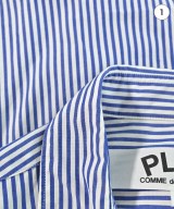 PLAY COMME des GARCONS（プレイコムデギャルソン）カジュアルシャツ 青 サイズ:M メンズ/2200634551062