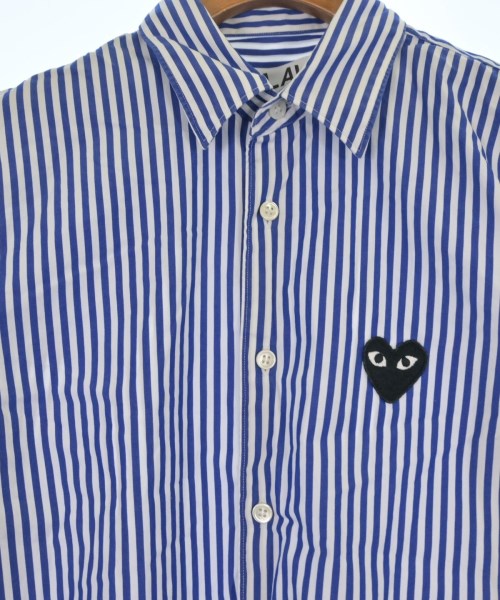 PLAY COMME des GARCONS（プレイコムデギャルソン）カジュアルシャツ 青 サイズ:S レディース/2200635711038