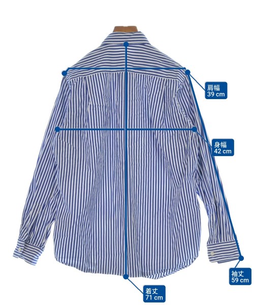 PLAY COMME des GARCONS（プレイコムデギャルソン）カジュアルシャツ 青 サイズ:S レディース/2200635711038