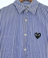 PLAY COMME des GARCONS（プレイコムデギャルソン）カジュアルシャツ 青 サイズ:S レディース/2200635711038