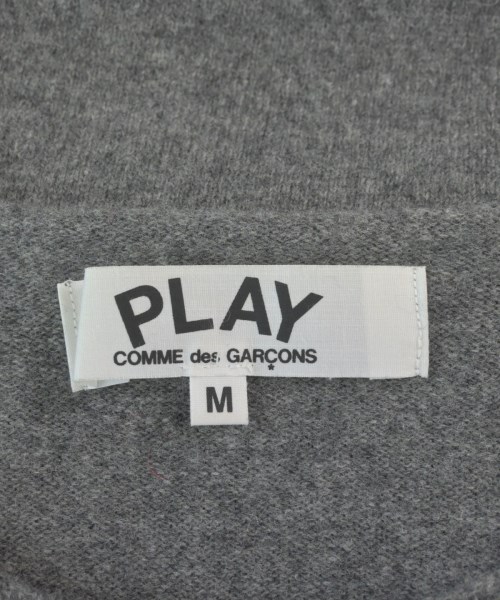 PLAY COMME des GARCONS（プレイコムデギャルソン）ニット・セーター グレー サイズ:M レディース/2200635755032