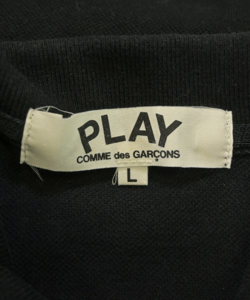 PLAY COMME des GARCONS（プレイコムデギャルソン）ポロシャツ 黒 サイズ:L レディース/2200636548060