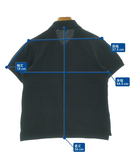 PLAY COMME des GARCONS（プレイコムデギャルソン）ポロシャツ 黒 サイズ:L レディース/2200636548060