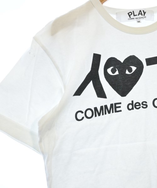PLAY COMME des GARCONS（プレイコムデギャルソン）Tシャツ・カットソー 白 サイズ:M レディース/2200635076069