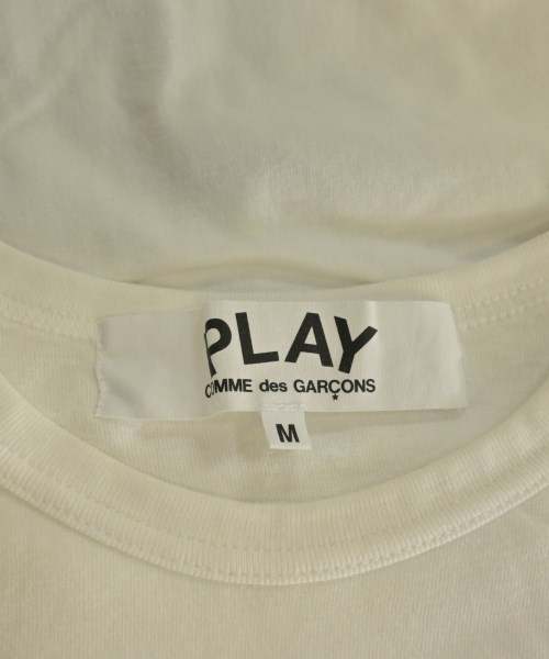 PLAY COMME des GARCONS（プレイコムデギャルソン）Tシャツ・カットソー 白 サイズ:M レディース/2200635076076