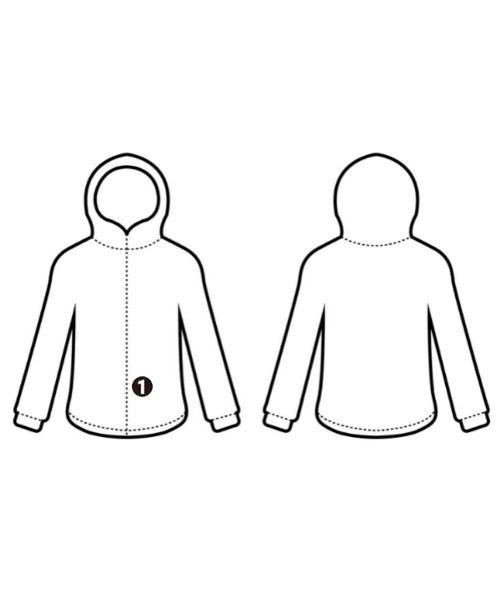 PLAY COMME des GARCONS（プレイコムデギャルソン）パーカー 黄 サイズ:XXL メンズ/2200637571036