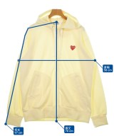 PLAY COMME des GARCONS（プレイコムデギャルソン）パーカー 黄 サイズ:XXL メンズ/2200637571036