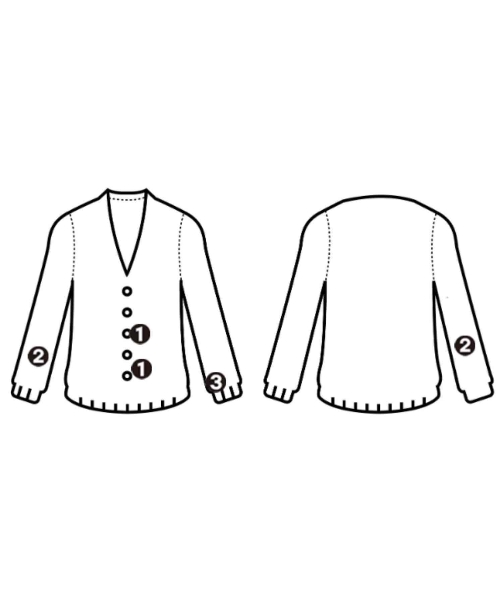 PLAY COMME des GARCONS（プレイコムデギャルソン）カーディガン 赤 サイズ:L メンズ/2200623679098