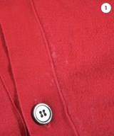 PLAY COMME des GARCONS（プレイコムデギャルソン）カーディガン 赤 サイズ:L メンズ/2200623679098