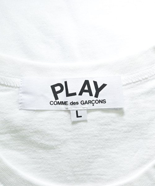 PLAY COMME des GARCONS（プレイコムデギャルソン）Tシャツ・カットソー 白 サイズ:L レディース/2200638197037