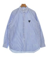 PLAY COMME des GARCONS（プレイコムデギャルソン）カジュアルシャツ 青 サイズ:L レディース/2200640650254