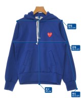 PLAY COMME des GARCONS（プレイコムデギャルソン）パーカー 青 サイズ:M レディース/2200640696191