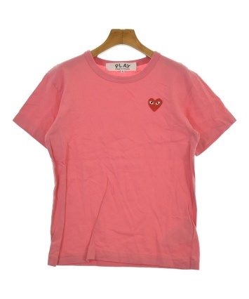 COMME des GARCONS Tシャツ・カットソー S ピンク 【古着】【中古】【送料無料】 PLAY COMME des GARCONS（プレイコムデギャルソン）Tシャツ