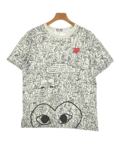 PLAY COMME des GARCONS(プレイコムデギャルソン)Tシャツ・カットソー 白 サイズ:L/2200642308030