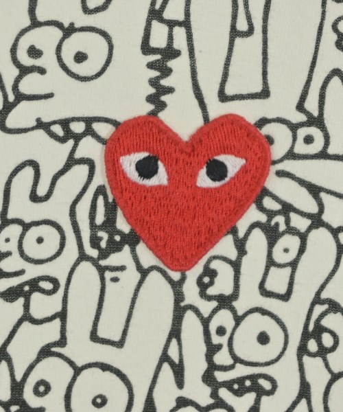 PLAY COMME des GARCONS（プレイコムデギャルソン）Tシャツ・カットソー 白 サイズ:L メンズ/2200642308030