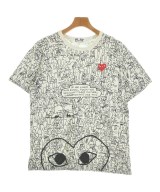 PLAY COMME des GARCONS（プレイコムデギャルソン）Tシャツ・カットソー 白 サイズ:L メンズ/2200642308030