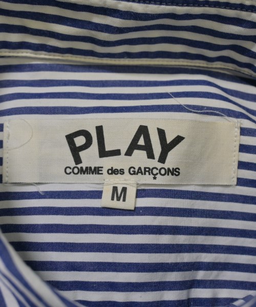 PLAY COMME des GARCONS（プレイコムデギャルソン）カジュアルシャツ 青 サイズ:M メンズ/2200632147182